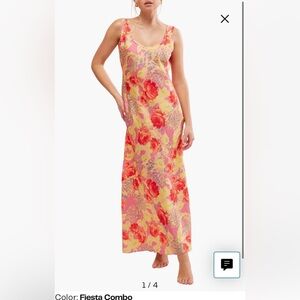 Free People Worth the Wait Floral Maxi
